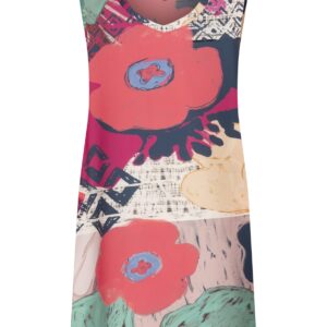 CHRISSIZE Top LILY Long Oase Multi