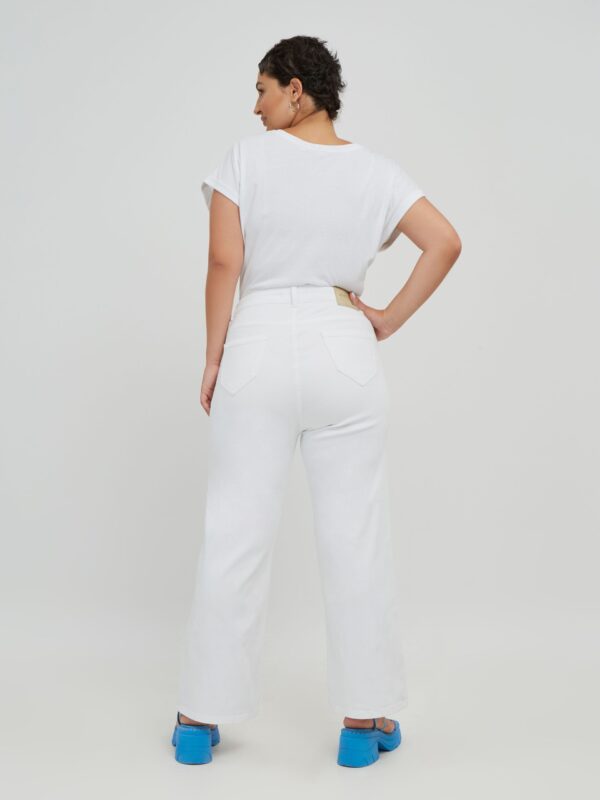 Mat Fashion Jeans wit 7902-2008 - Afbeelding 4